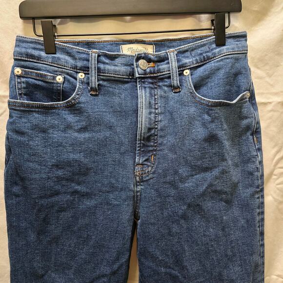 Madewell The Perfect Vintage Straight Jean stretch high rise denim size 28 - Picture 3 of 13